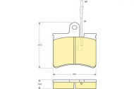 Комплект тормозных колодок GIRLING 6102879