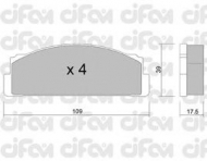 Комплект тормозных колодок CIFAM 822-001-0