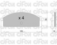 Комплект тормозных колодок CIFAM 822-086-0