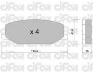 Комплект тормозных колодок CIFAM 822-097-0