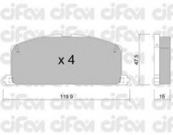 Комплект тормозных колодок CIFAM 822-108-0