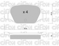 Комплект тормозных колодок CIFAM 822-324-0