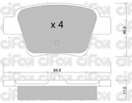 Комплект тормозных колодок CIFAM 822-639-0