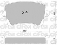 Комплект тормозных колодок CIFAM 822-776-0