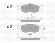 Комплект тормозных колодок CIFAM 822-274-3