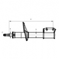 Амортизатор MASTER-SPORT 6001547072H-PCS-MS