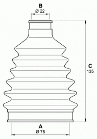 Комплект пыльника OPEN PARTS SJK7081.00