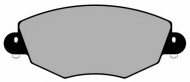 Комплект тормозных колодок Brake ENGINEERING PA1267