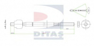 Шарнир DITAS A2-5608