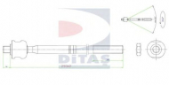 Шарнир DITAS A2-5633