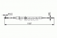 Трос BOSCH 1 987 477 082