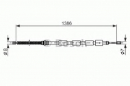 Трос BOSCH 1 987 477 145