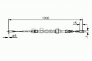 Трос BOSCH 1 987 477 854