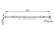 Трос BOSCH 1 987 482 192