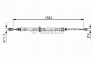 Трос BOSCH 1 987 482 302