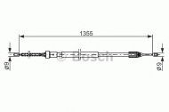 Трос BOSCH 1 987 482 309