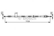 Трос BOSCH 1 987 482 364