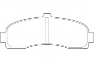 Комплект тормозных колодок WAGNER WBP21626A