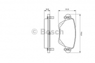 Комплект тормозных колодок BOSCH 0 986 424 683
