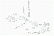 Рулевое управление; Подвеска колеса SACHS VW-GOLF-RS014