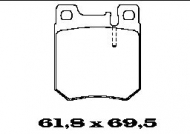Комплект тормозных колодок FTE BL1287A2