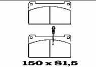 Комплект тормозных колодок FTE BL1443A2