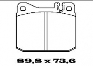 Комплект тормозных колодок FTE BL1445A2
