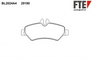 Комплект тормозных колодок FTE BL2024A4