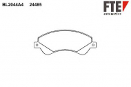 Комплект тормозных колодок FTE BL2044A4