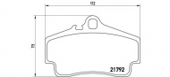 Комплект тормозных колодок BREMBO P 65 008