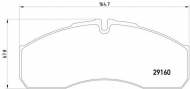 Комплект тормозных колодок HELLA 8DB 355 005-401