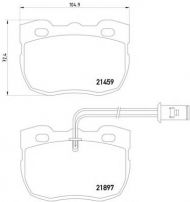 Комплект тормозных колодок HELLA 8DB 355 005-841