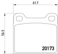 Комплект тормозных колодок HELLA 8DB 355 006-491