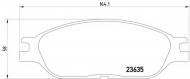 Комплект тормозных колодок HELLA 8DB 355 010-041