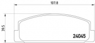 Комплект тормозных колодок HELLA 8DB 355 011-131