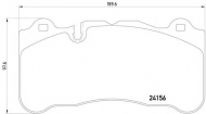 Комплект тормозных колодок HELLA 8DB 355 012-691