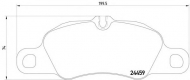 Комплект тормозных колодок HELLA 8DB 355 013-801