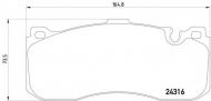 Комплект тормозных колодок HELLA 8DB 355 014-041