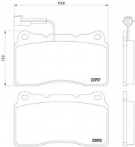 Комплект тормозных колодок HELLA 8DB 355 014-731