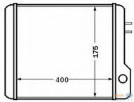 Теплообменник BEHR HELLA SERVICE 8FH 351 308-371