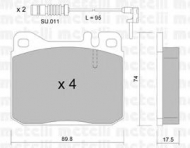 Комплект тормозных колодок METELLI 22-0011-1K