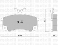 Комплект тормозных колодок METELLI 22-0062-0