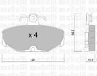 Комплект тормозных колодок METELLI 22-0095-2