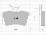 Комплект тормозных колодок METELLI 22-0100-1