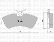 Комплект тормозных колодок METELLI 22-0162-0