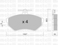 Комплект тормозных колодок METELLI 22-0215-1