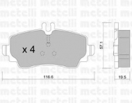 Комплект тормозных колодок METELLI 22-0310-1