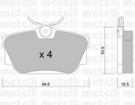 Комплект тормозных колодок METELLI 22-0346-0