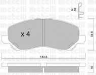 Комплект тормозных колодок METELLI 22-0481-0