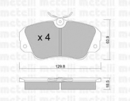 Комплект тормозных колодок METELLI 22-0538-0